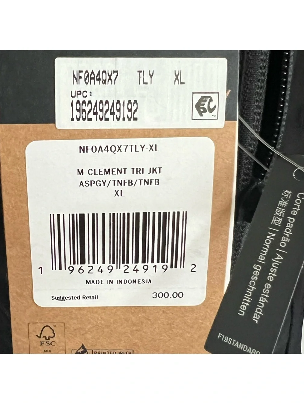 The North Face Men's Clement Triclimate Jacket, Black Size XL New w/Tag